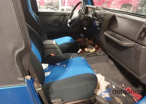 1999 Jeep Wrangler Sport from USA, damaged, VIN 1J4FY19S1XP415188